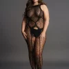 Bodystocking Crotchless Leopard Le Désir by Shots Tamanho Grande