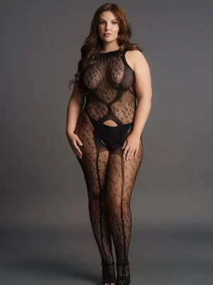 Bodystocking Crotchless Leopard Le Désir by Shots Tamanho Grande