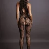 Bodystocking High Neck Lace Pattern Le Désir by Shots