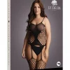 Bodystocking Suspender Net Pattern Le Désir by Shots Tamanho Grande