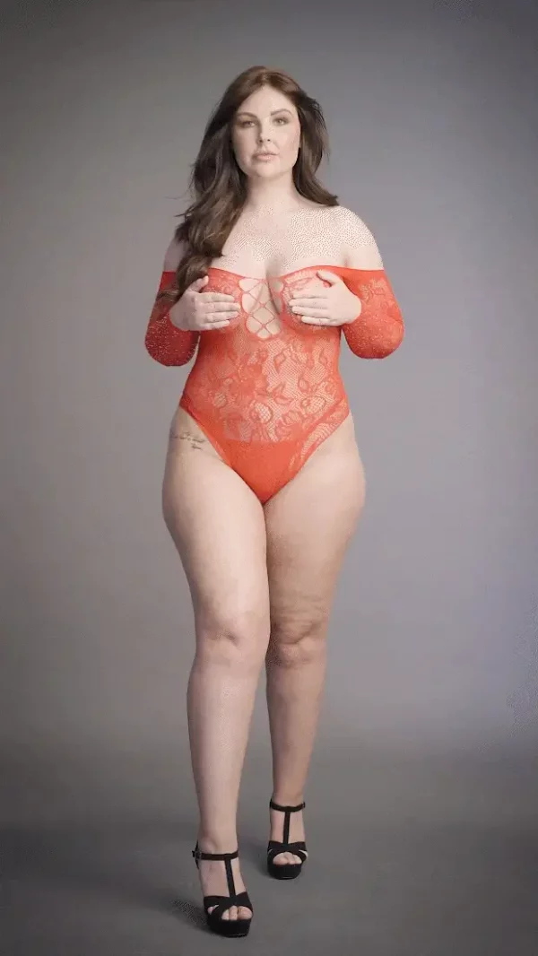 Bodysuit Wonder Rhinestone Le Désir by Shots Tamanho Grande