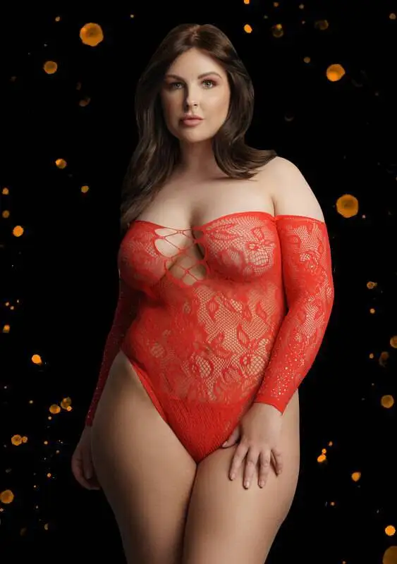 Bodysuit Wonder Rhinestone Le Désir by Shots Tamanho Grande