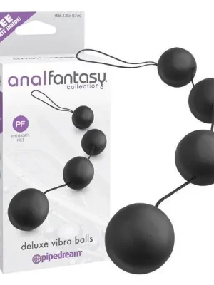 Bolas Anais Deluxe Vibro Balls Fantasy Pretas