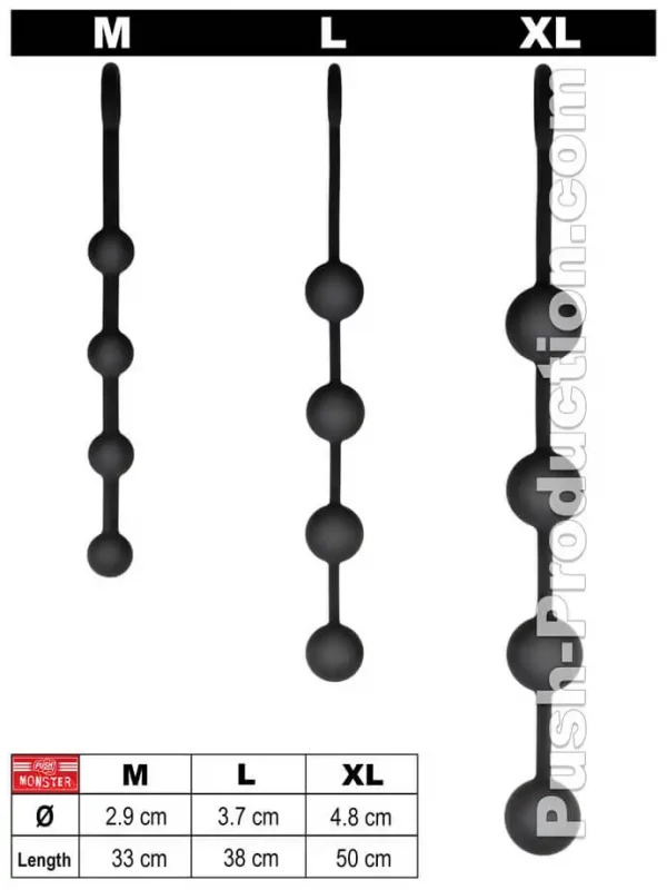 Bolas Anais em Silicone Push Monster L