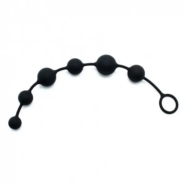 Bolas Anais em Silicone Rimba Pretas