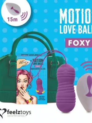 Bolas Vaginais com Vibração e Movimento Foxy Motion Love Balls