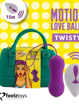 Bolas Vaginais com Vibração e Rotação Twisty Motion Love Balls