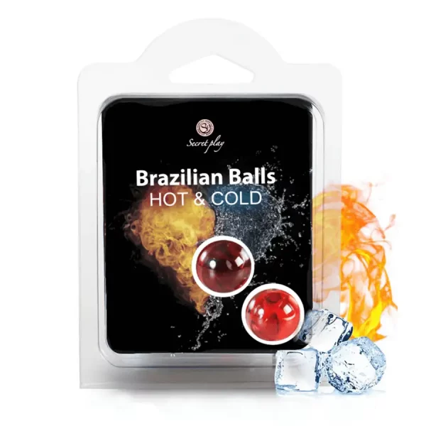 Bolinhas Explosivas Brazilian Balls Efeito Calor & Frio 2 un.