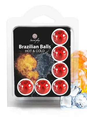 Bolinhas Explosivas Brazilian Balls Efeito Calor & Frio 6 un.