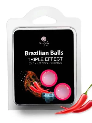 Bolinhas Explosivas Brazilian Balls Triplo Efeito 2 un