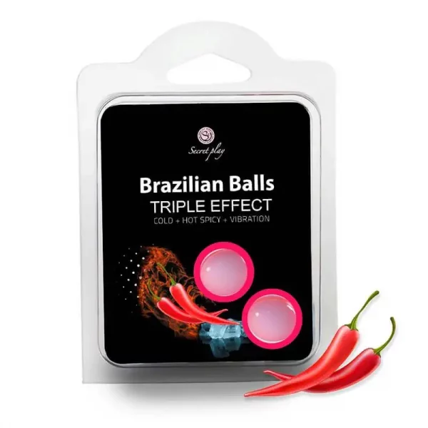 Bolinhas Explosivas Brazilian Balls Triplo Efeito 2 un