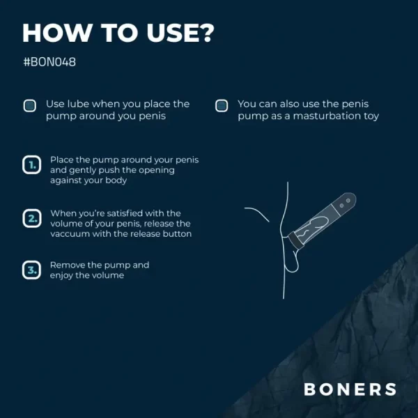 Bomba de Pénis Automática com Manga Boners
