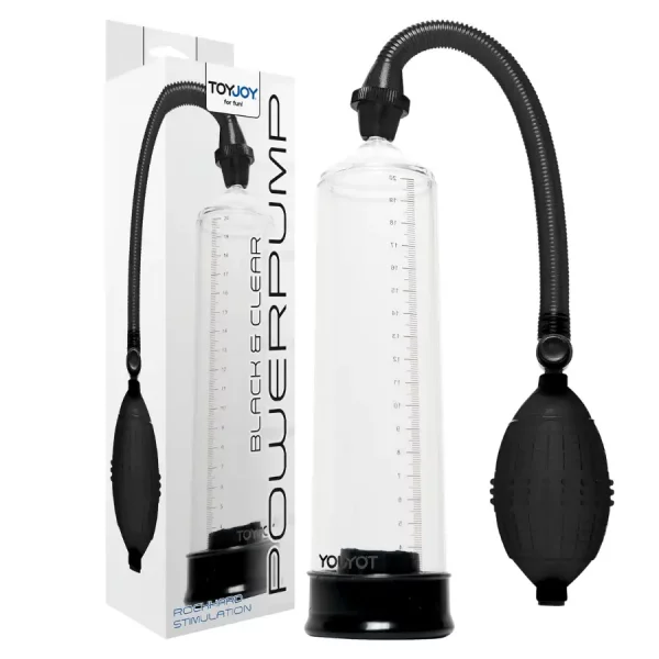 Bomba de Pénis Black & Clear Power Pump