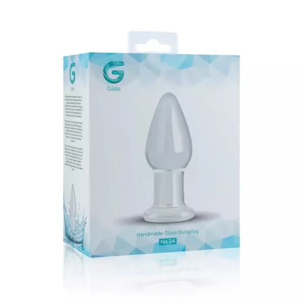 Butt Plug em Vidro Gildo nº 24