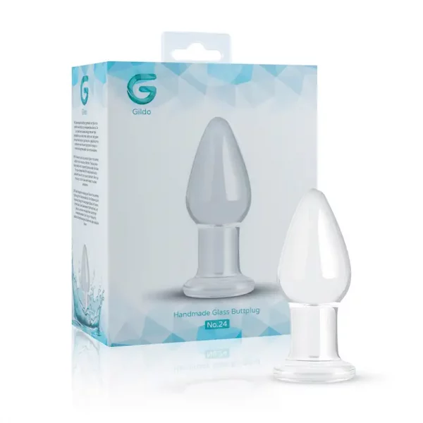 Butt Plug em Vidro Gildo nº 24