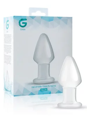 Butt Plug em Vidro Gildo nº 25
