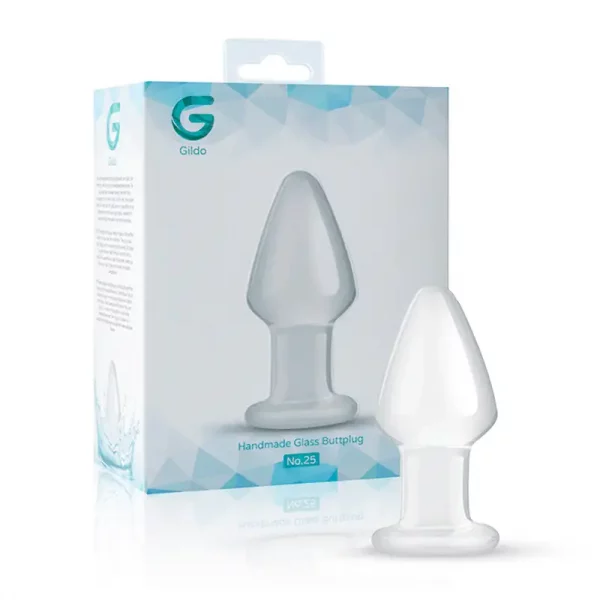 Butt Plug em Vidro Gildo nº 25