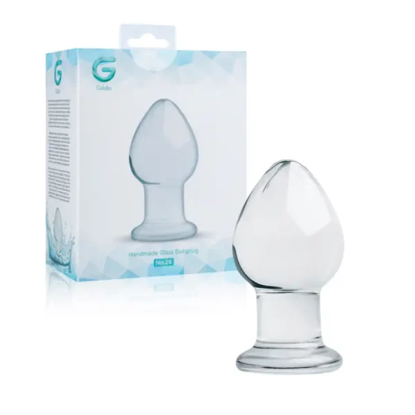 Butt Plug em Vidro Gildo nº 26