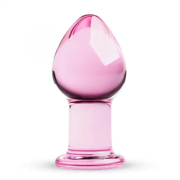 Butt Plug em Vidro Gildo nº 26 Rosa