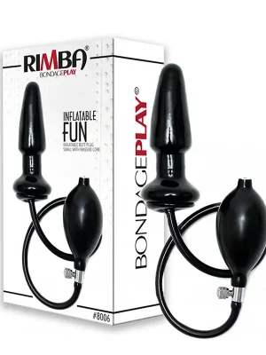 Butt Plug Pequeno Insuflável Rubber Rimba