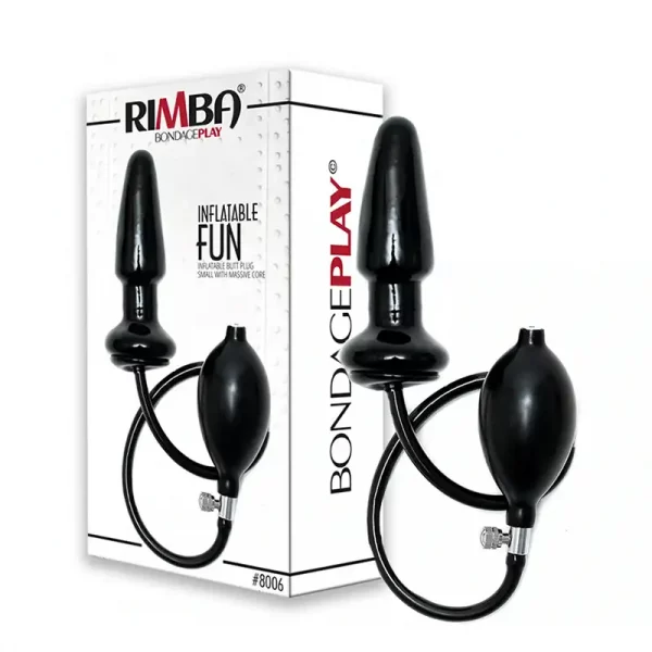 Butt Plug Pequeno Insuflável Rubber Rimba