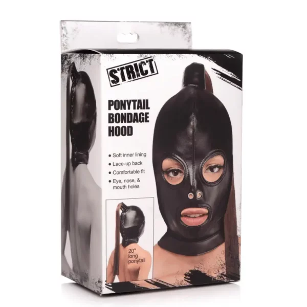Capuz Ponytail Bondage Hood