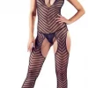 Catsuit Aberto  Striped Look NO:XQSE