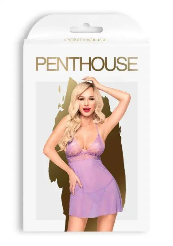 Chemise Penthouse Bedtime Story Lilás