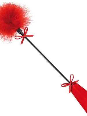 Chibata com Pluma Vermelha Sweet Caress