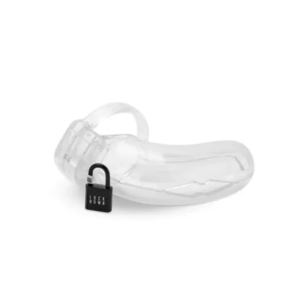 Cinto de Castidade Lockdown Large Transparente