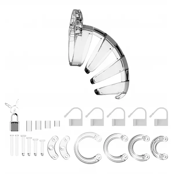 Cinto de Castidade Man Cage 02 Transparente