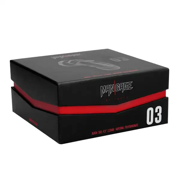 Cinto de Castidade Man Cage 03 Preto