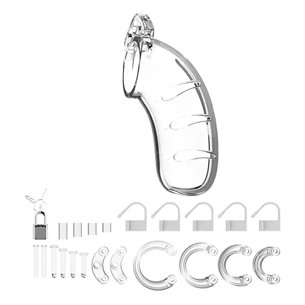 Cinto de Castidade Man Cage 03 Transparente