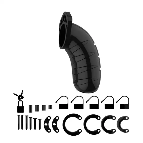Cinto de Castidade Man Cage 04 Preto