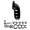 Cinto de Castidade Man Cage 06 Preto
