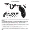 Cinto de Castidade Man Cage 06 Preto