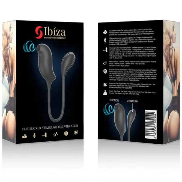 Clit Sucker com Vibrador Ibiza