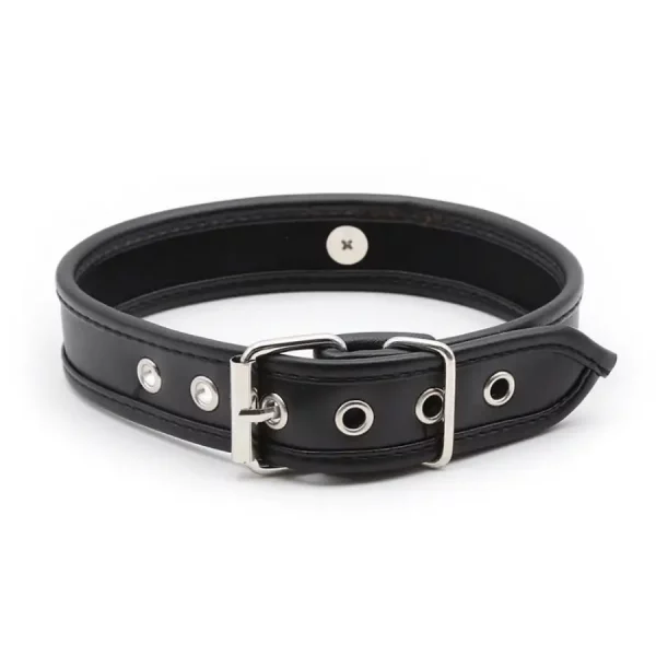 Colar BDSM com Argola em Metal