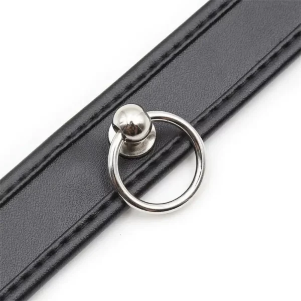 Colar BDSM com Argola em Metal