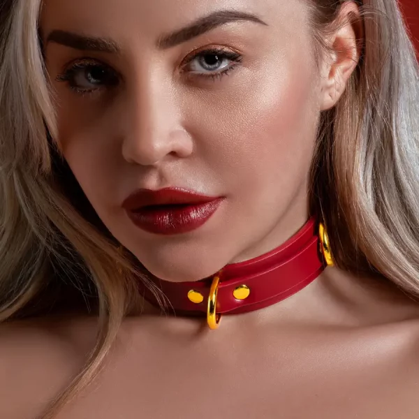 Colar D-ring Deluxe Taboom Bondage in Luxury