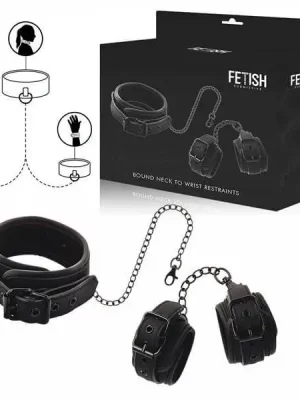 Colar e Algemas Fetish Submissive