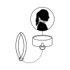 Colar e Trela Fetish Submissive