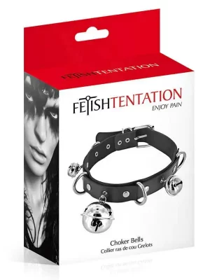 Coleira Chocker Bells Fetish Tentation