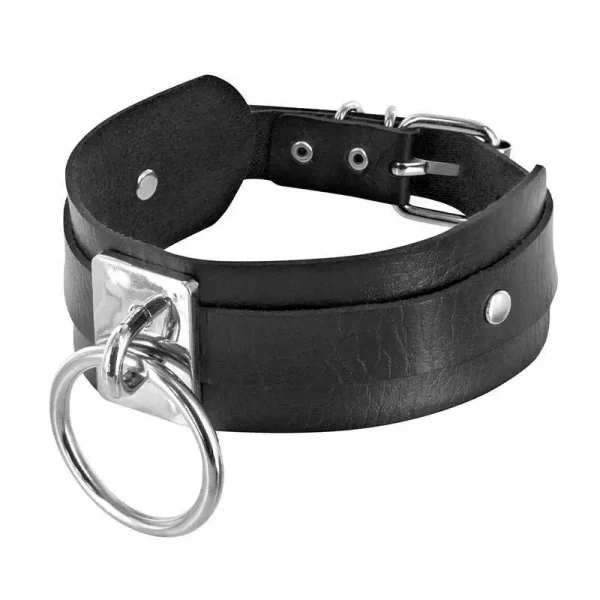Coleira Chocker Ring Fetish Tentation