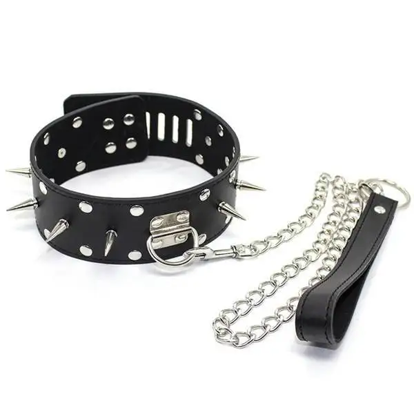 Coleira & Trela Spiked