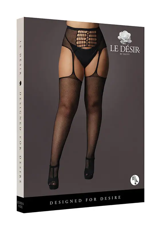 Collant High-Waist Garterbell Stockings Le Désir by Shots Tamanho Grande