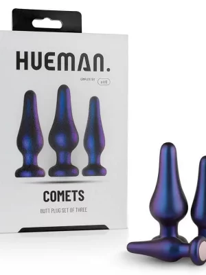 Conjunto de 3 Plugs Anais Hueman Comets