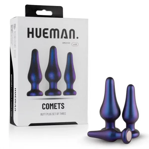Conjunto de 3 Plugs Anais Hueman Comets