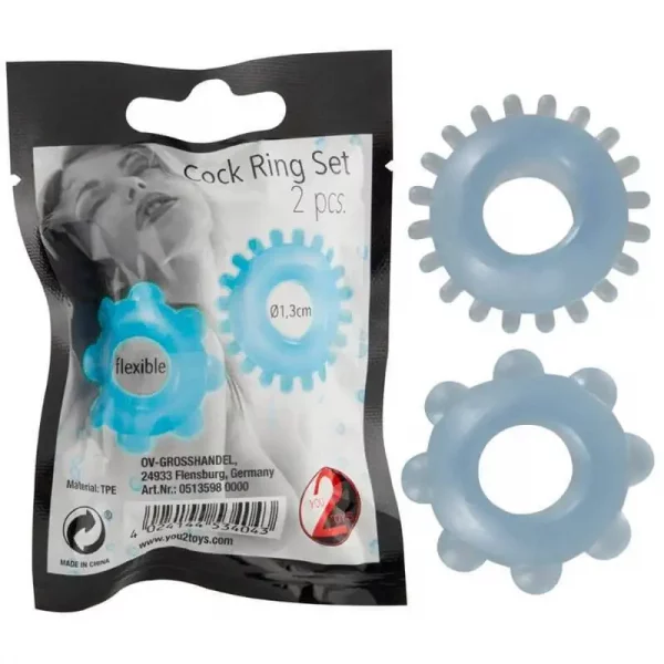 Conjunto de Anéis Cock Ring Duo