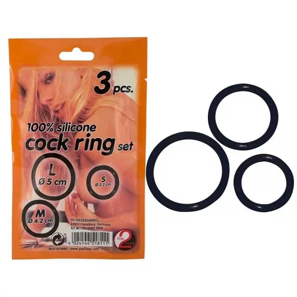 Conjunto de Anéis Cock Ring Trio You2Toys